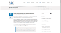 Desktop Screenshot of begcomunicazione.it